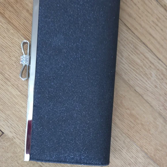 INC International Concepts Black Clutch - Picture 2 of 5